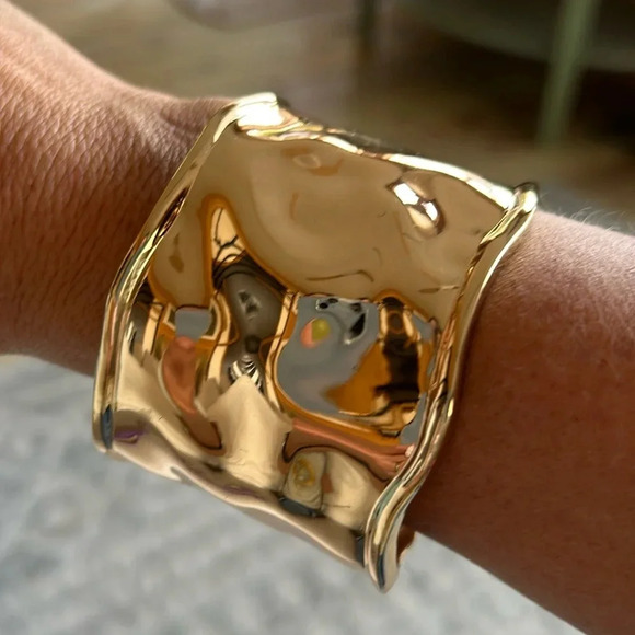 House of Harlow 1960 Jewelry - CUFF GOLD BRACELET NWT